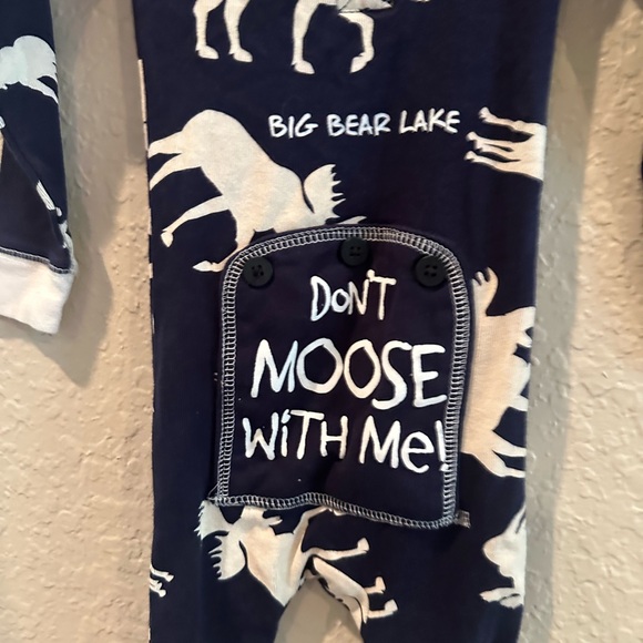 💙5/$25💙Lazy One Flapjack Don’t Moose With Me Coverall 18M - Picture 3 of 3